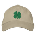 Embroidered Irish Four Leaf Clover embroidered hats