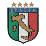 Embroidered Italy soccer shirt for Italian fans embroidered shirts