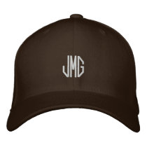 Embroidered Monogram Hat