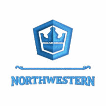 Embroidered Northwestern Crew Shirt