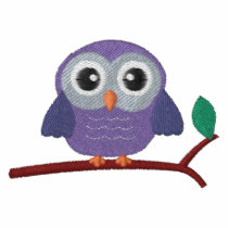 Embroidered Owls