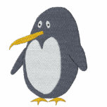 Embroidered Penguin Women T-Shirt embroidered shirts
