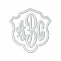 Embroidered Put Own Initials Emblem Hoodie embroidered shirts