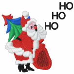 EMBROIDERED Santa HO, HO, HO Men's Polo embroidered shirts