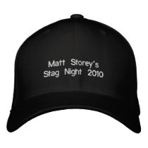 Embroidered Stag Hat Baseball Cap