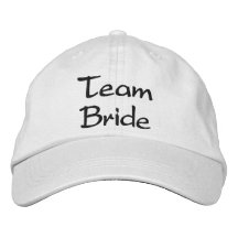 Embroidered Team Bride Wedding Cap Baseball Cap