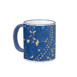 Embroidery Blue Flowers mugs