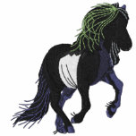 Embroidery Light Hearted Icelandic Embroidered Polo Shirt