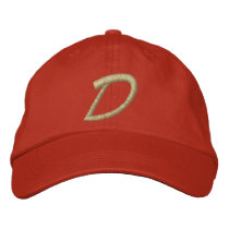 Embroidery Monogram Letter D Initial