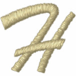 Embroidery Monogram Letter H Initial embroidered shirts