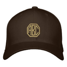 Embroidery Monogram Personalised Initials Embroidered Hats
