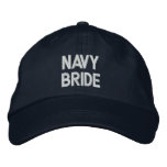 Embroidery Navy Bride Baseball Cap embroidered hats