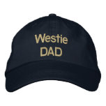 Embroidery Westie DAD embroidered hats