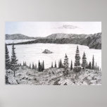 Emerald Bay with Fannette Island, Lake Tahoe, CA Print