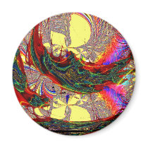 Emerald Boats Fridge Magnet