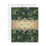 Emerald Green Gold Royal Indian Peacock Wedding invitations
