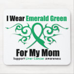 Emerald Green Ribbon (Mum) - Liver Cancer Mousemat