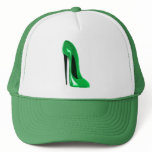 Emerald Green Stiletto Shoe hats