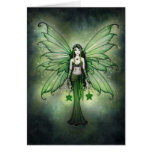 Emerald Star Christmas Fairy Card