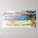 Emerald Waters Jamaican Beach Wedding Reception Print