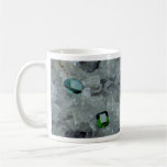 Emeralds on crystals mug
