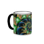 Emeralds on Satin mugs