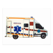 emergency medical post card