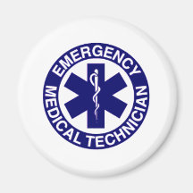 EMERGENCY MEDICAL TECHNICIANS EMT REFRIGERATOR MAGNETS
