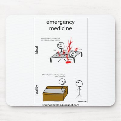 Emergency Medicine Comic Mousepad by iddxblog