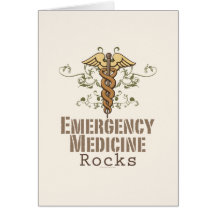 Emergency Medicine Rocks Greeting Card