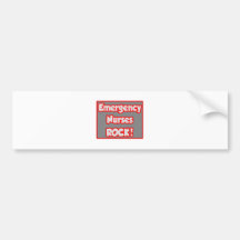 Emergency Nurses Rock! Bumper Sticker