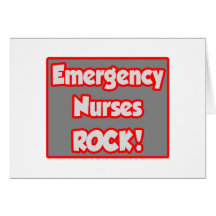 Emergency Nurses Rock! Greeting Card