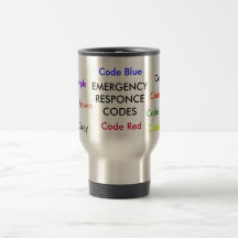 EMERGENCY RESPONCE CODES coffee mug