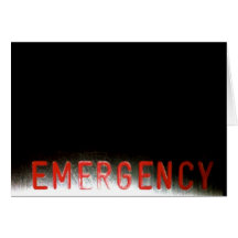 Emergency Telephone - Greeting Card