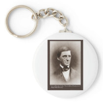 Emerson Beauty/Art Quote Gifts Tees & Collectibles Keychain
