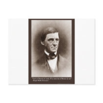 Emerson Beauty/Art Quote Gifts Tees & Collectibles Post Cards