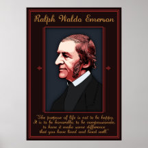 Emerson - Purpose of Life Print