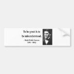 Emerson Quote 11b Bumper Sticker