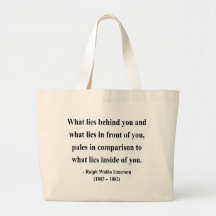 Emerson Quote 2a Canvas Bag