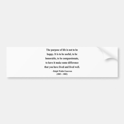 Emerson Quote 5a Bumper Sticker