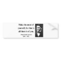 Emerson Quote 6b bumper stickers