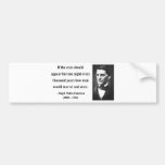 Emerson Quote 7b Bumper Sticker