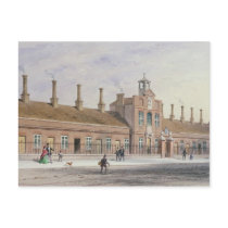 Emery Hills Alms Houses in Rochester Row, 1850 Post Card