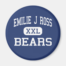 Emilie J Ross Bears Middle Hughson Refrigerator Magnets