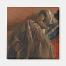Emilie, the Artist's Sister, Asleep Fridge Magnet