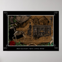 Emily Dickinsin's "Death Stopped For Me" Print