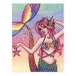 Emmy - Rainbow Mermaid Postcard