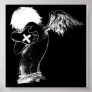 emo angel print