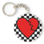 Emo Broken Heart keychains