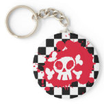 Emo Cartoon Skull keychains